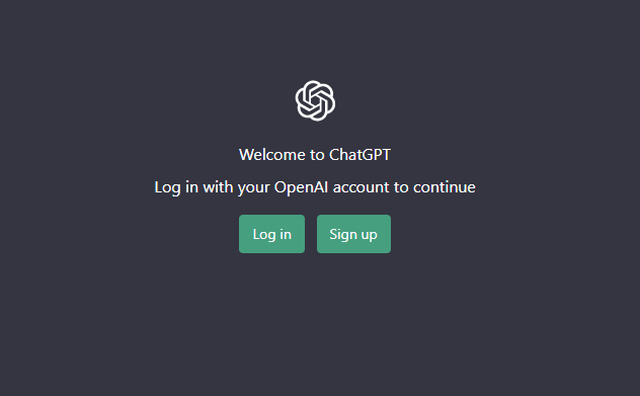 signup to chatgpt
