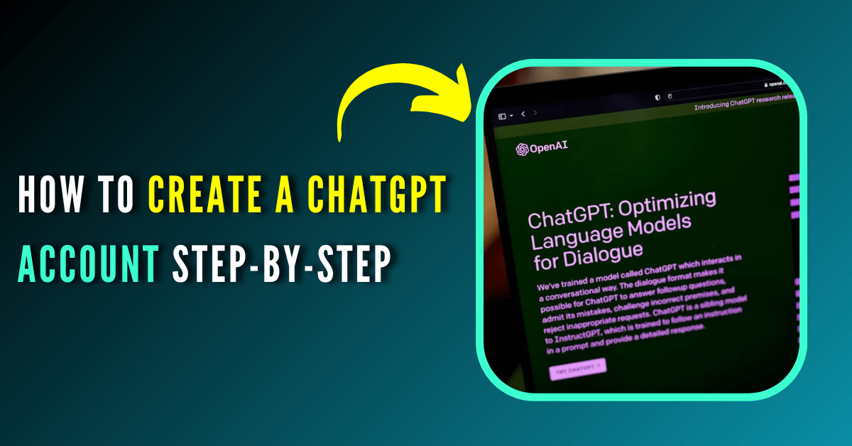 how to create a chatgpt account