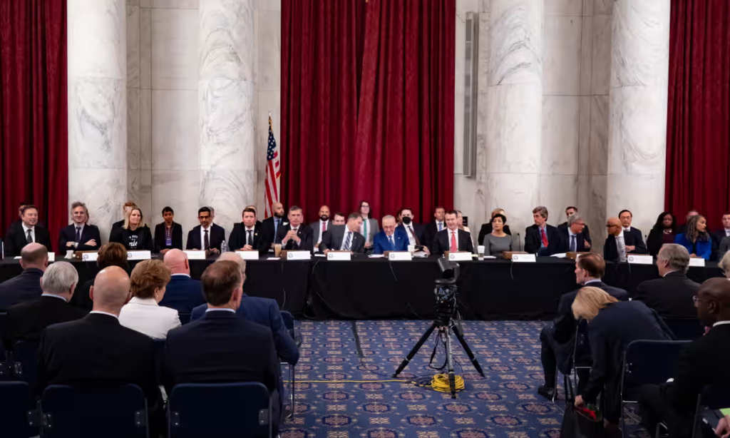 Tech Titans Meet U.S. Senators to Discuss Future of AI