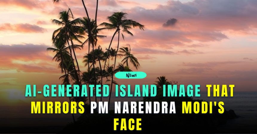 netizens intrigued by ai-generated island image that mirrors pm narendra modi's face