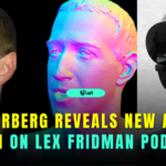 lex fridman and zuckerberg, in their meta avatar personalities