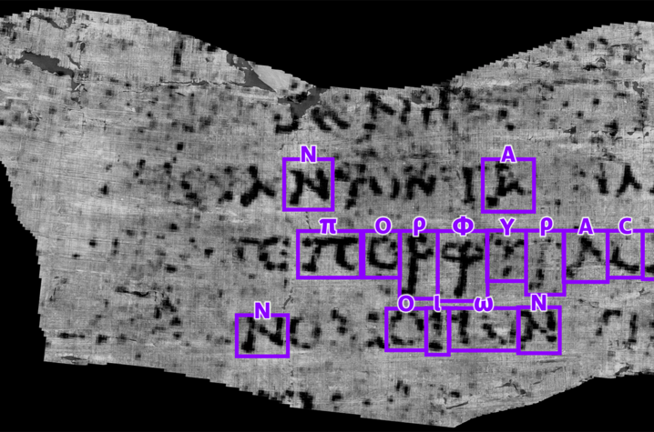 Student Deciphered of Ancient Herculaneum Scrolls Using AI
