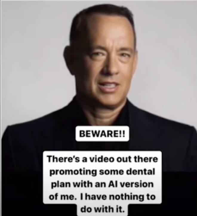 Tom Hanks Denies Connection to AI-Created Dental Ad