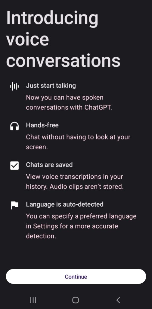 ChatGPT Voice Chat