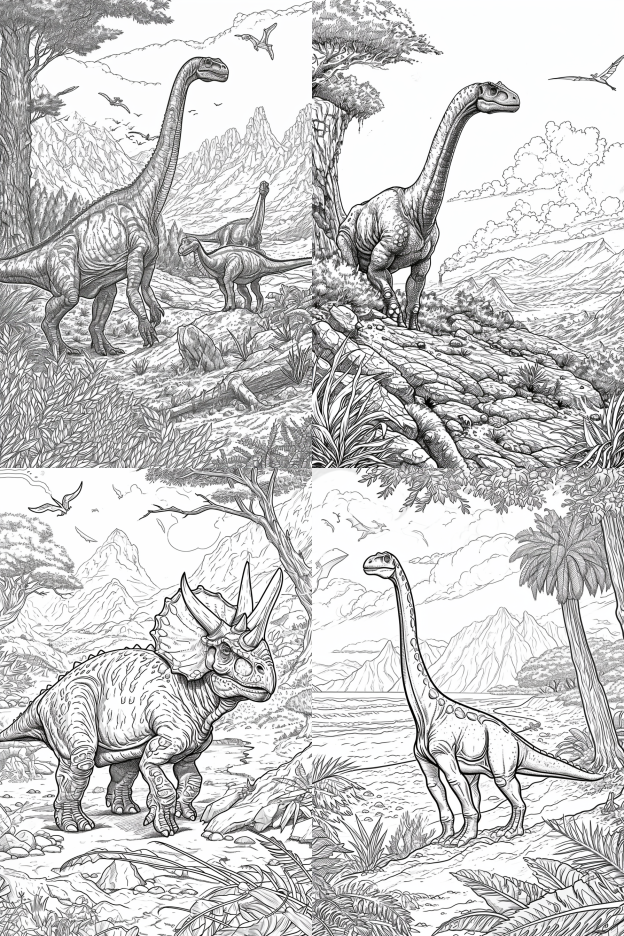 Adult Dinosaur Coloring Pages - Microsoft Apps