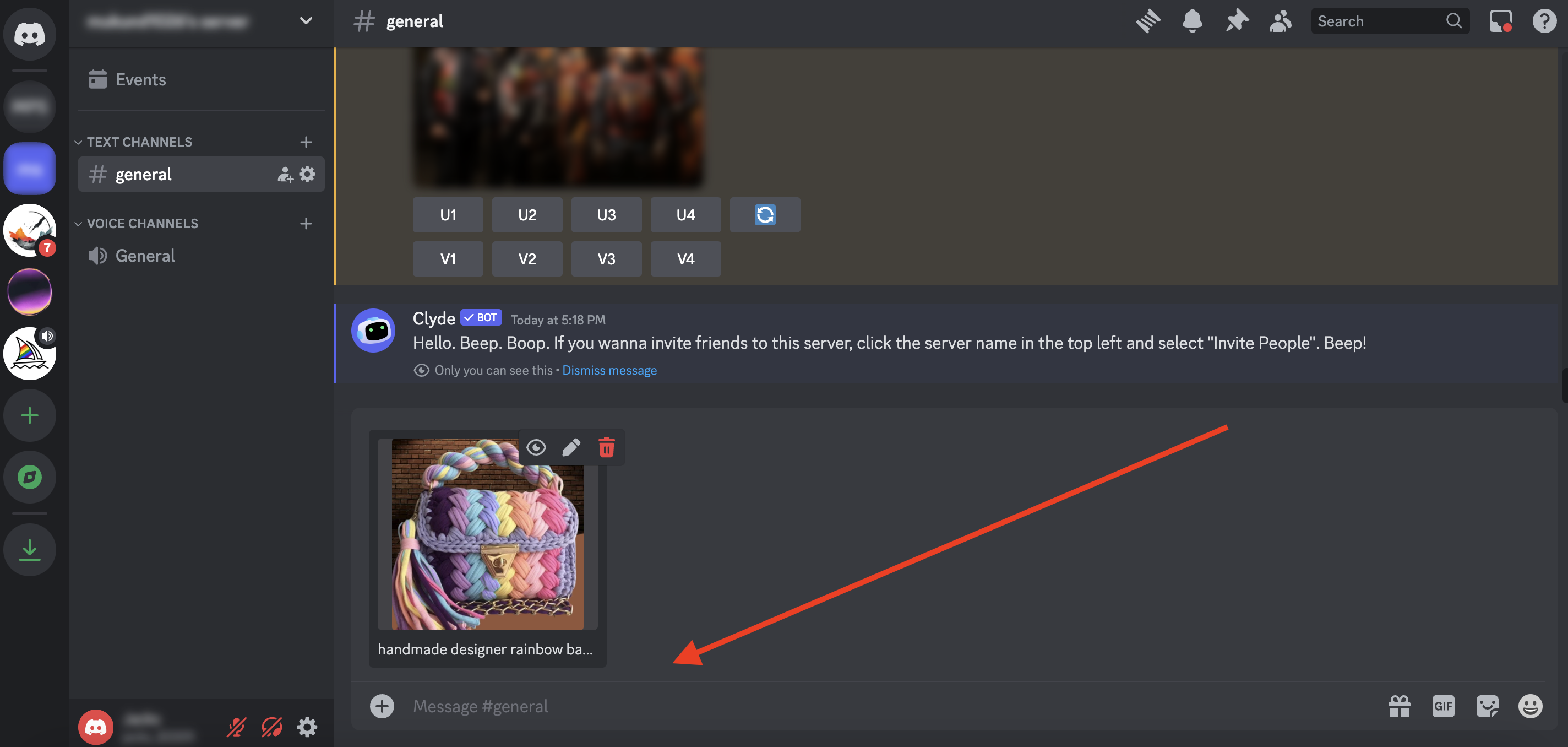 upload image to text bar of Discord How to Use Reference Images in Midjourney 